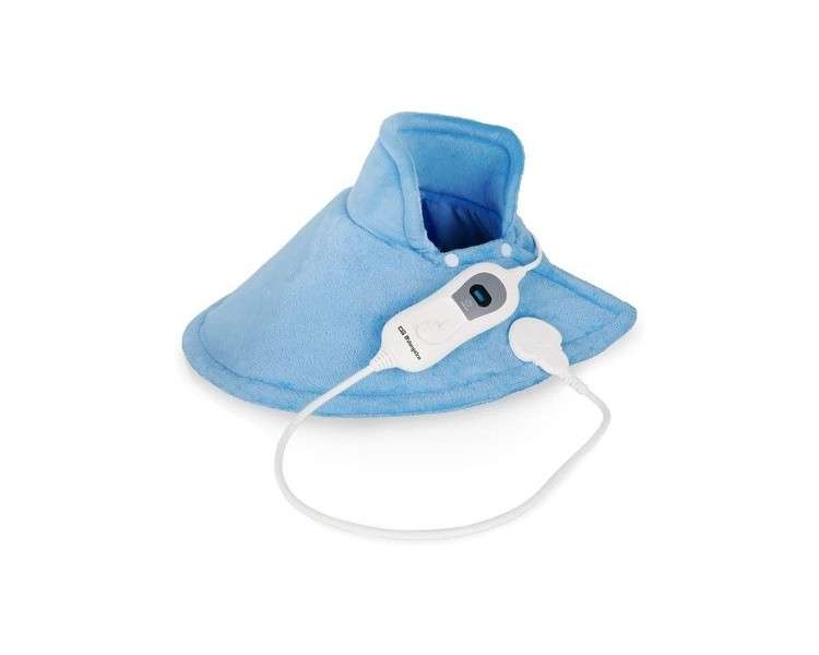 Orbegozo AHC 4200 Electric Heating Pad for Neck with 6 Power Levels 100W Blue