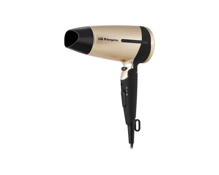 Orbegozo SE 1600 Hair Dryer with Foldable Handle 2 Speeds 2 Temperature Settings Cold Air Button Concentrator and Diffuser 1600W