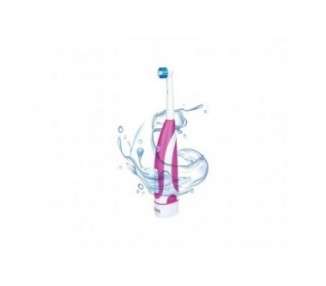 TM Electron Easy Clean Electric Toothbrush Battery Operated Pink