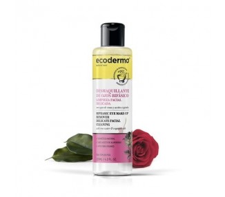 Ecoderma Bi Phase Make Up Remover 125ml - Cleanses and Removes Make-Up Delicately on Eyelids and Eyelashes