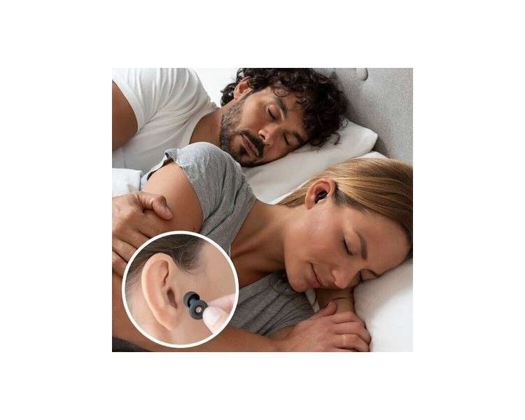 Calg InnovaGoods Reusable Silicone Noise-Reducing Earplugs