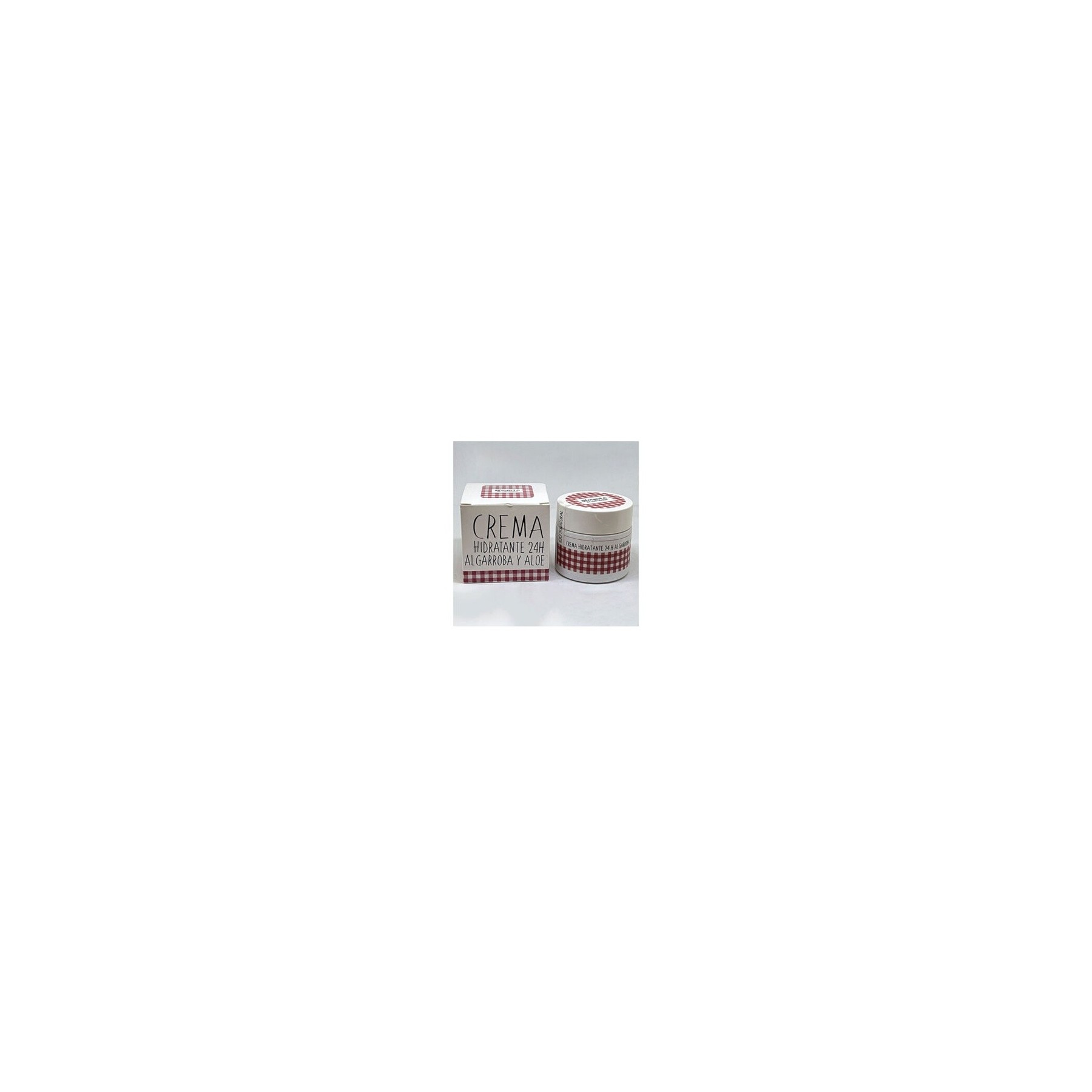 24H Moisturizing Cream with Carob and Aloe Vera 50ml