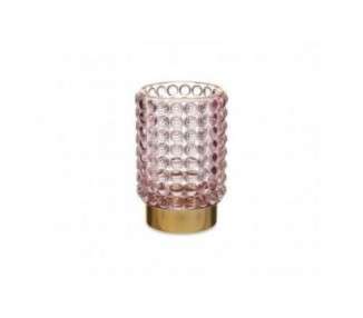 Dots Rose Gold Glass Booster 8.5 x 12.5 x 8.5 cm