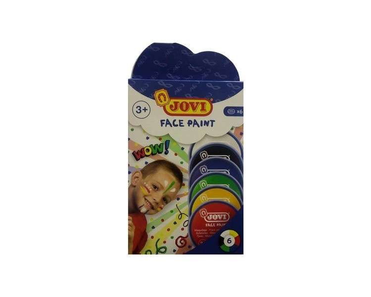 Jovi Children's Cream Makeup Soft Texture Easy to Apply Oil-Based 8ml Assorted Colors - Set of 6