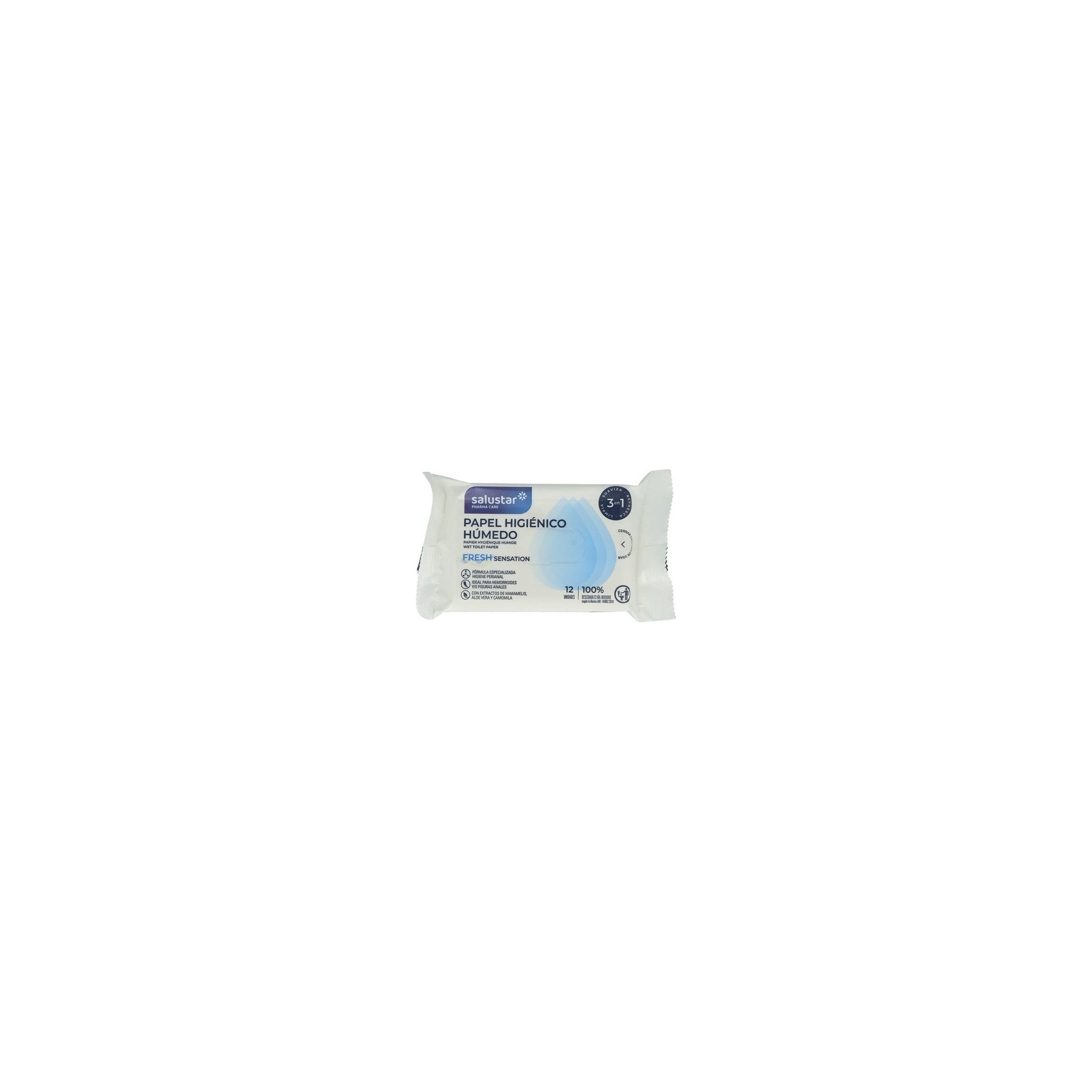 Salustar 12U ESP Hemorrhoid Relief Pads