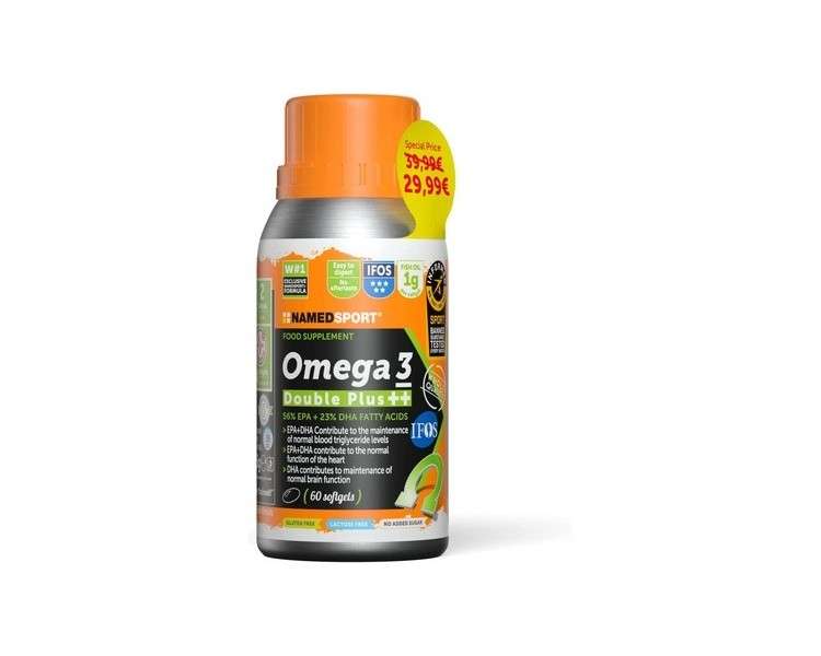 Named Omega 3 Double Plus Food Supplement 60 Soft Gels