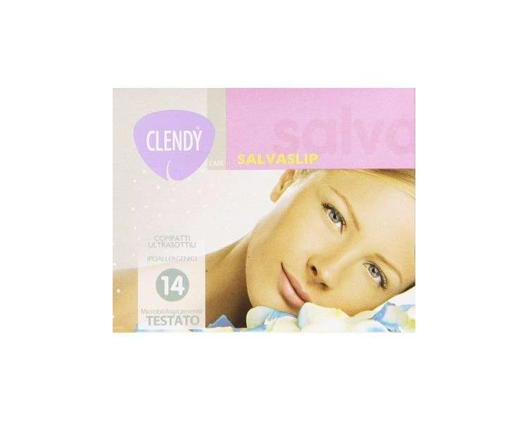 Clendy Panty Liners Compact Slim Hypoallergenic 14 Panty Liners