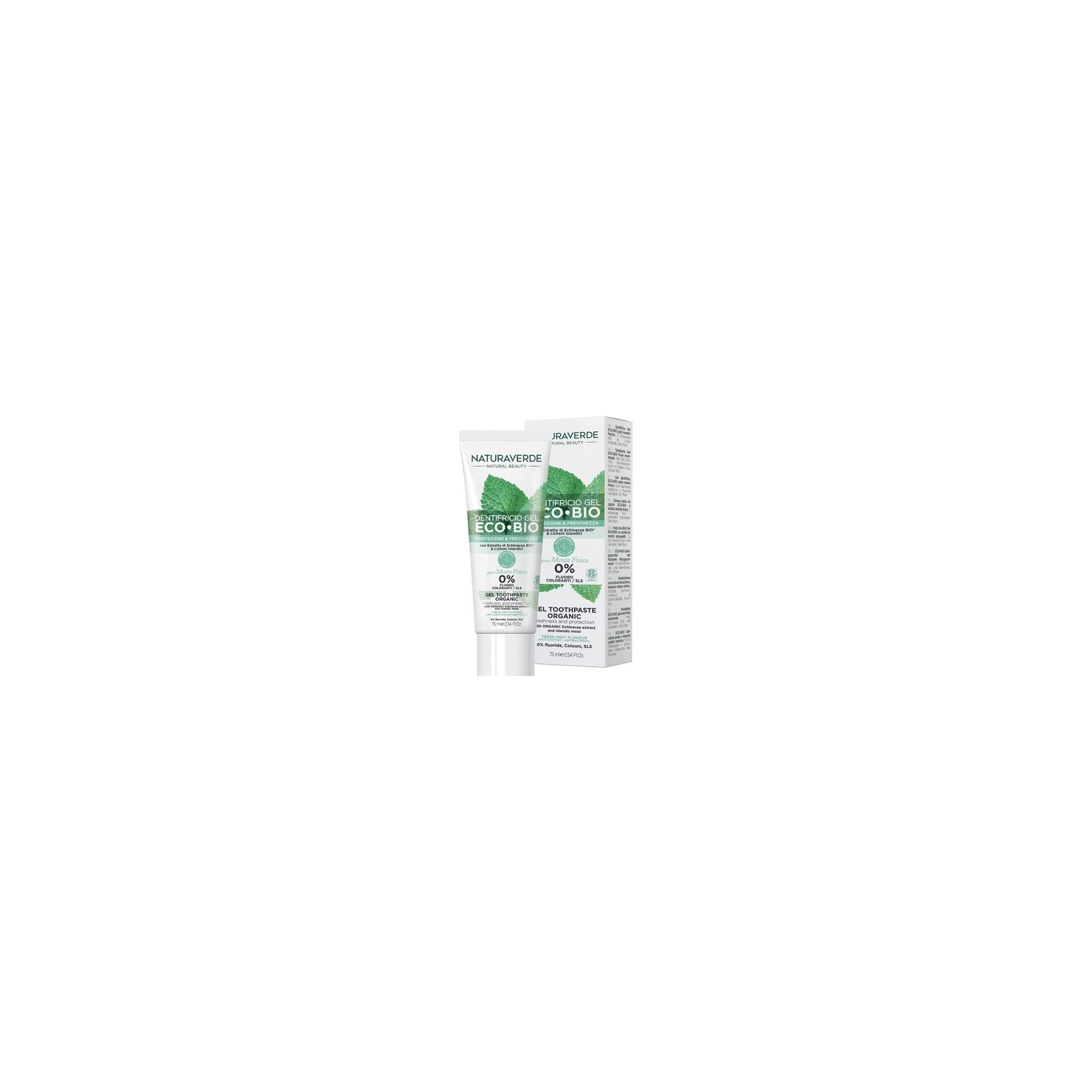 Natura Bio Toothpaste with Echinacea Extract 75ml