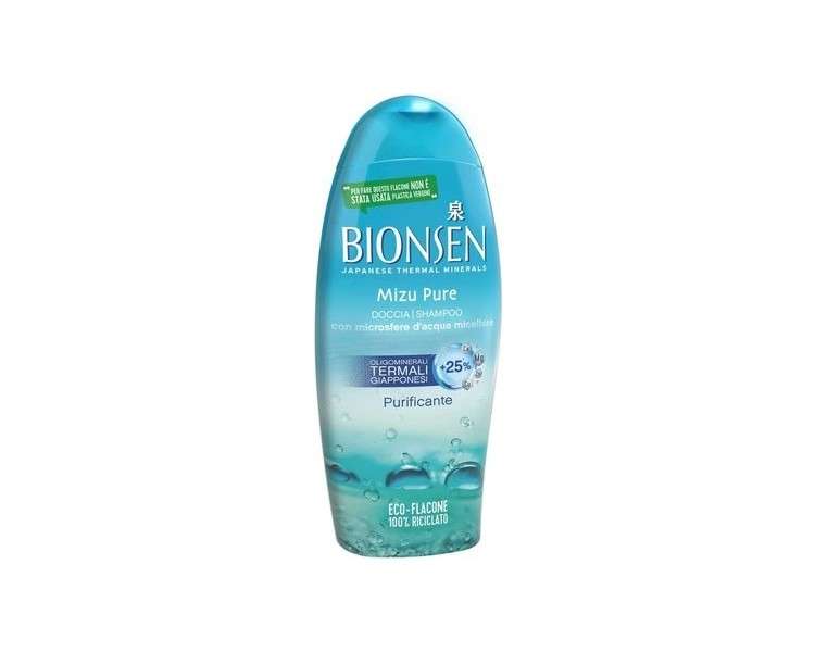 Bionsen Mizu Pure Shower Shampoo with Micellar Water Microspheres and Japanese Thermal Water 250ml