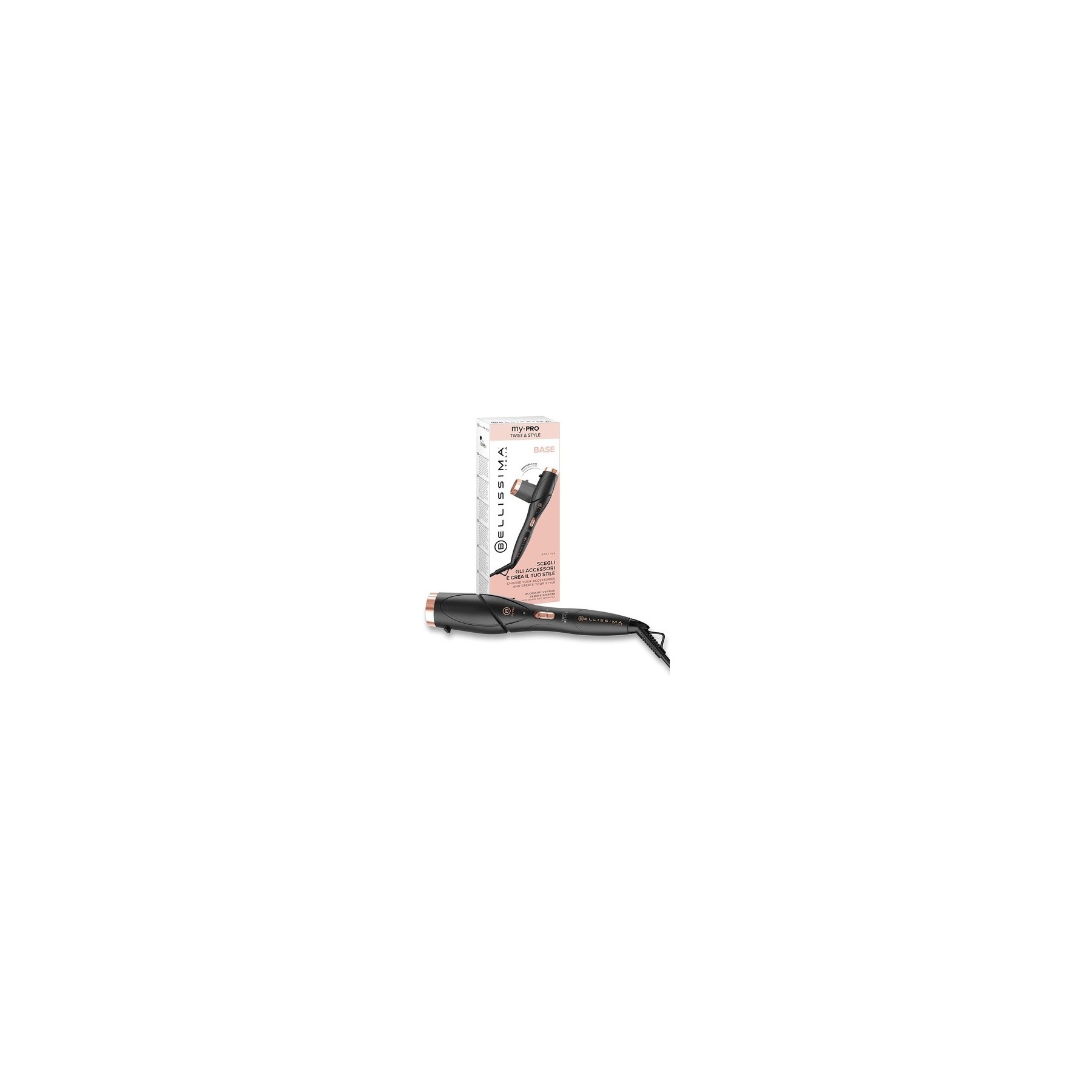 Imetec Bellissima My Pro Twist & Style GT22 100 Multifunctional Hair Styler with Wave and Curl Accessories Automatic Temperature Setting 90° Rotatable Imetec Bellissima My Pro Twist & Style GT22 100 Multifunctional Hair Styler with Wave and Curl Accessories Automatic Temperature Setting 90° Rotatable