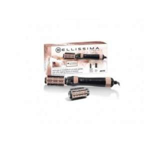 Bellissima My Pro Revolution BHS4 1100 Warm Air Brush with Ionizer and Ceramic Coating Black and Rose Gold