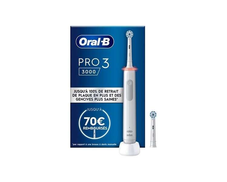 Oral-B Pro 3 3000 toothbrush, white