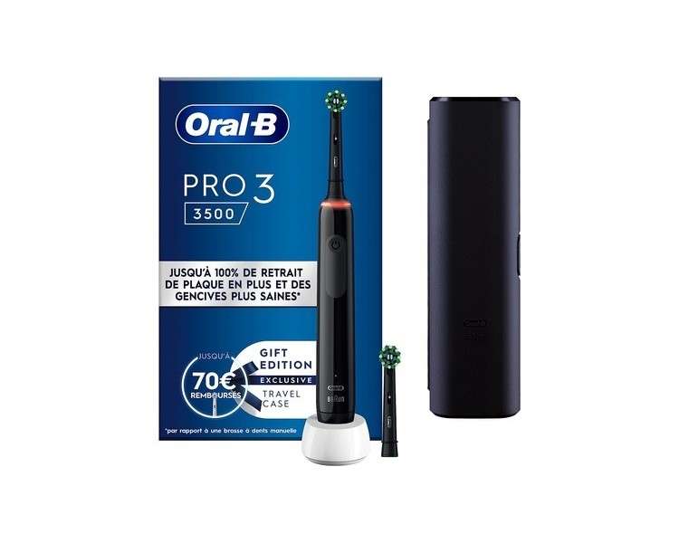 Oral-B Pro3 3000 Cross Action Black Edition Electric toothbrush