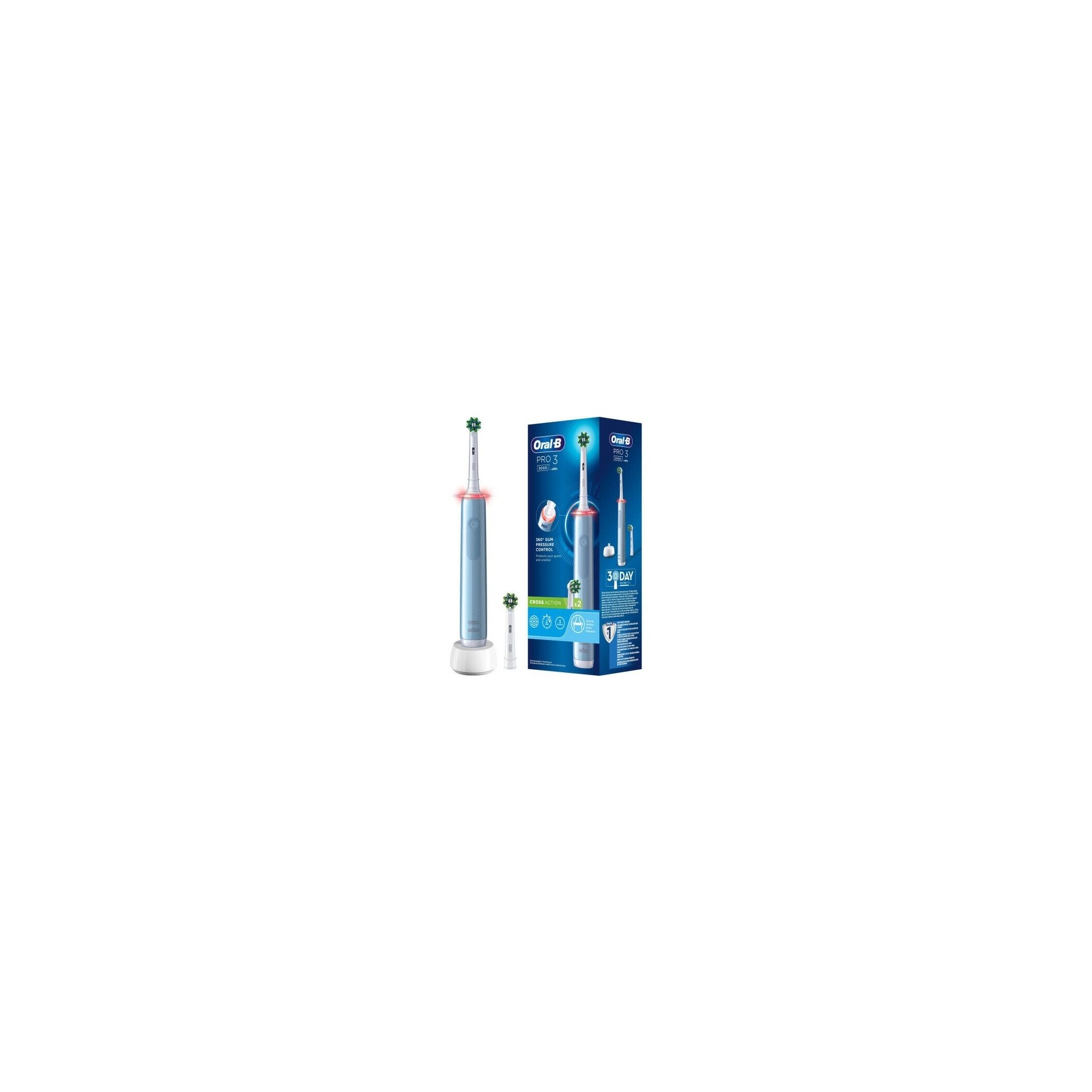 Oral-B Pro 3 3000 Cross Action Blue JAS22 Electric Toothbrush