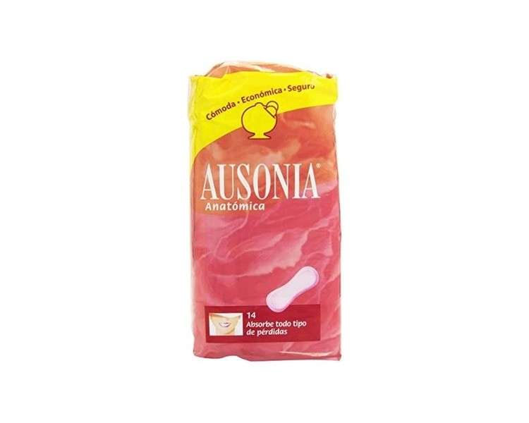 Ausonia Anatomica Absorbent Pads for All Kinds of Flow 14 Count