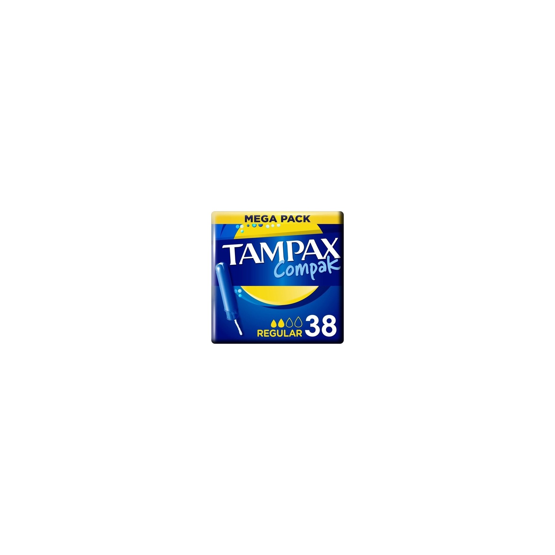 Tampax Compak Regular Tampons with Applicator 38 Pieces