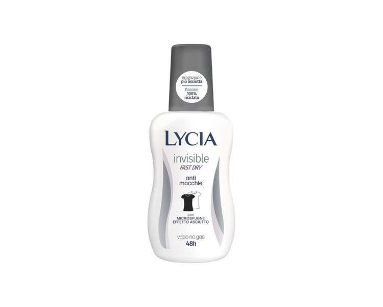 Lycia Invisible Fast Dry Vapo no Gas 48H 75ml