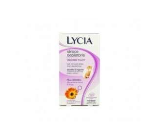 Lycia Delicate Hair Removal Strips for Underarms and Bikini Area Pack of 20