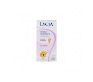 Lycia 20 Wax Strips for Legs and Body - Pack of 12