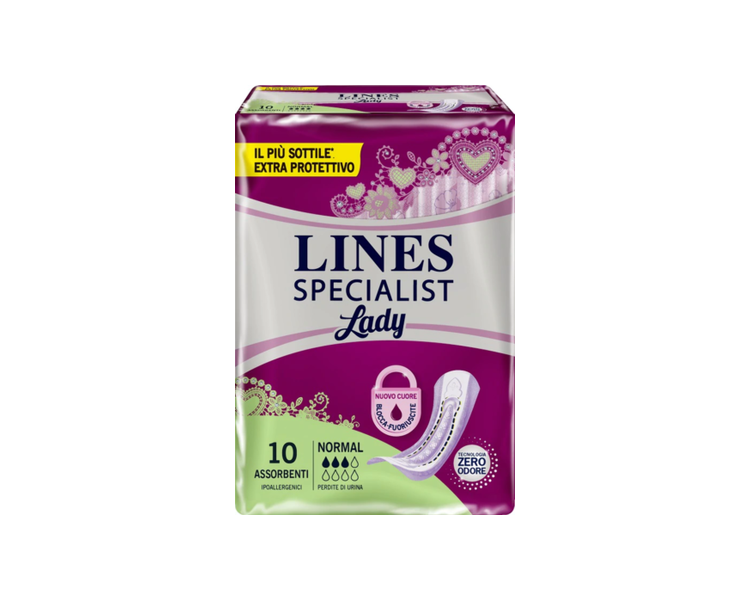 Lines Specialist Normal Shaped Diaper 10 Pieces