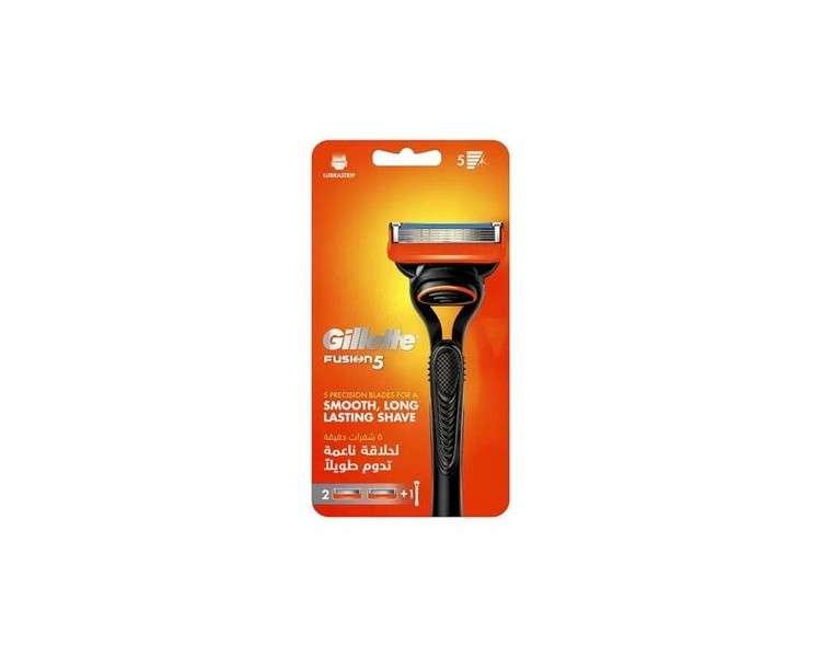 Gillette Fusion 5 Razor with 2 Replacement Blades