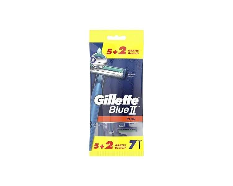 Gillette disposable razor Blue II Plus 5 +2