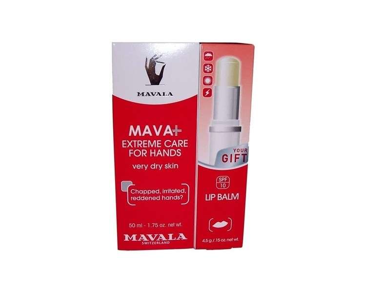 Mavala Extreme Care Set for Dry Hands and Lip Balm