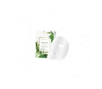 FOREO Green Tea Purifying Facial Sheet Mask for Blemish-Prone Skin 3 Pack - Antioxidant Calming Clean Formula