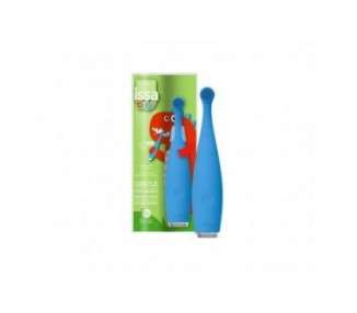 FOREO ISSA Baby Gentle Sonic Toothbrush for Babies Aged 0 to 4 Bubble Blue Dino