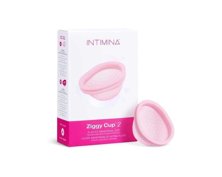 Intimina Ziggy Cup 2 Ultra-Thin Flat-Fit Reusable Menstrual Disc Size A