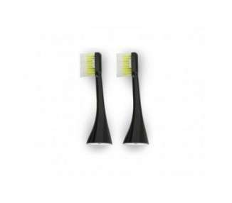 ToothWave Black Extra Soft/Small Replacement Brush Heads - Pack of 2