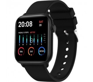 XPLORA XMOVE Activity and Fitness Tracker with Heart Rate Monitor Sleep Monitor Sports Monitoring Modes IP68 Waterproof Pedometer Smartwatch Functions - Black