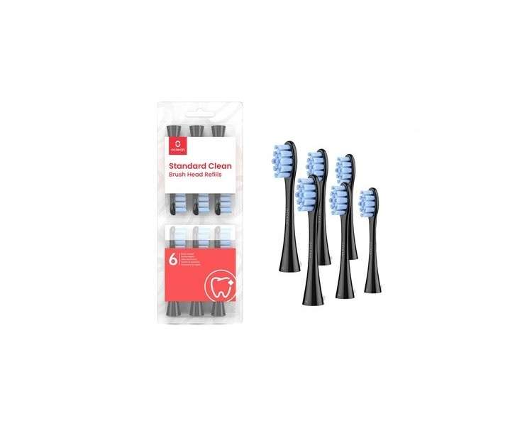 Oclean Clean Brush Head B06 Electric Toothbrush Heads with DuPont Bristles - Black
