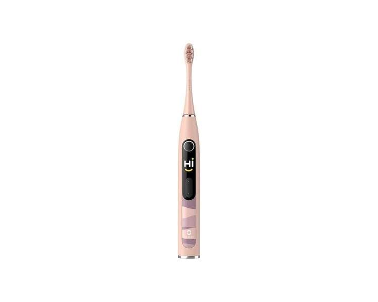 Oclean X10 Smart Sonic Electric Toothbrush with 5 Brushing Modes and 2 Minute Timer - Pink