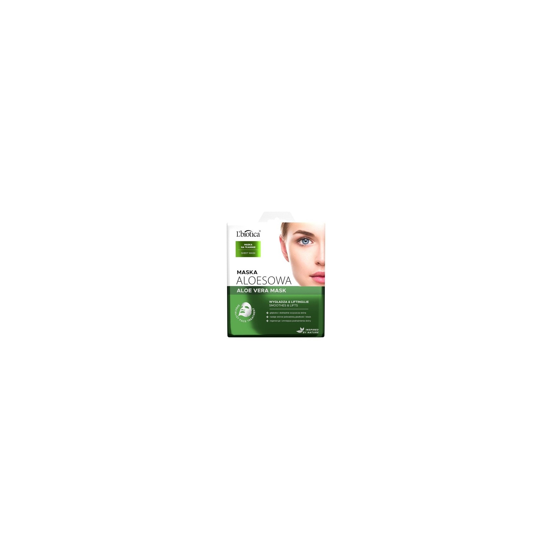 L'BIOTICA HOME SPA Aloe Sheet Face Mask 23ml