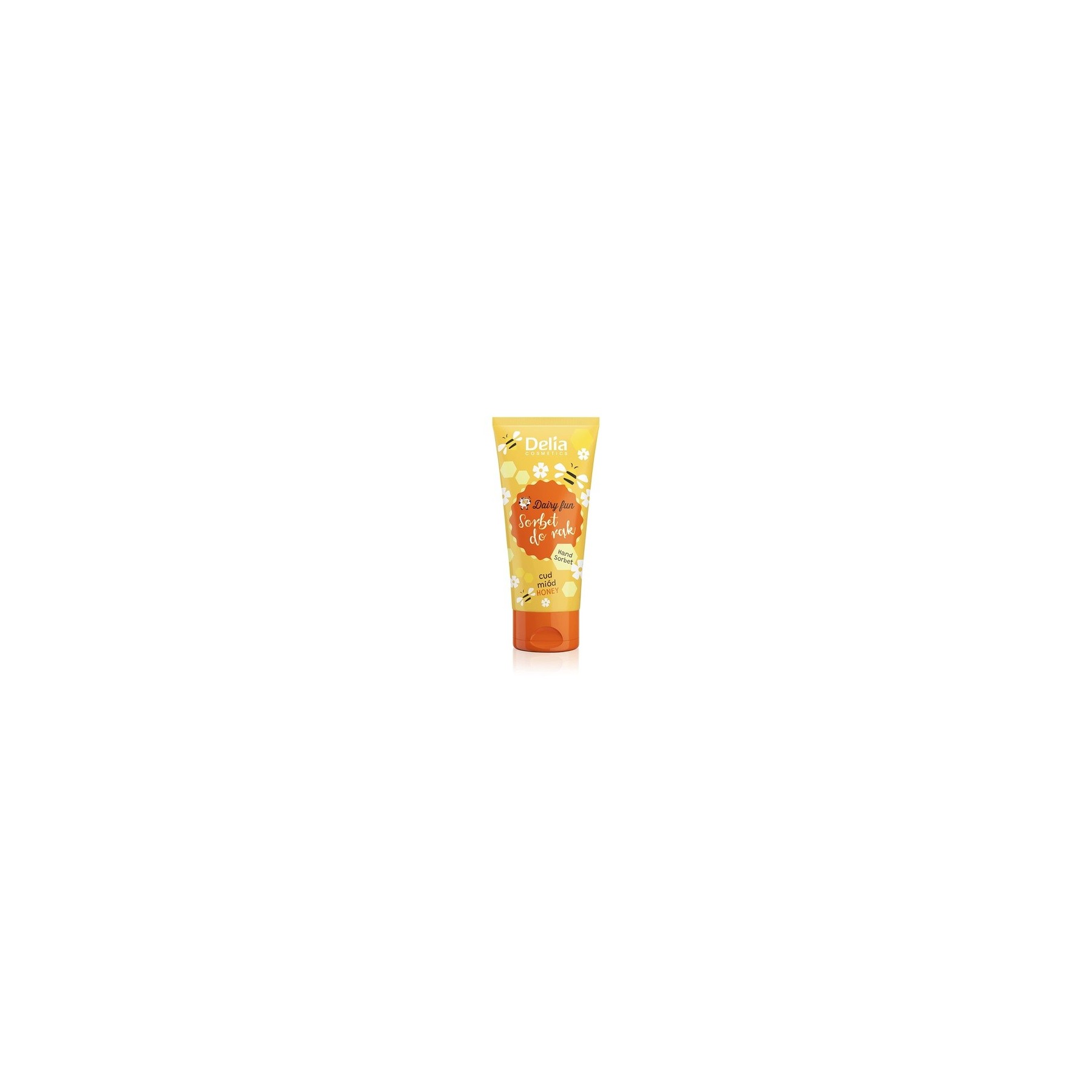 Delia Cosmetics Dairy Fun Honey Hand Sorbet Moisturizes, Nourishes, Firms, and Regenerates Skin 50g