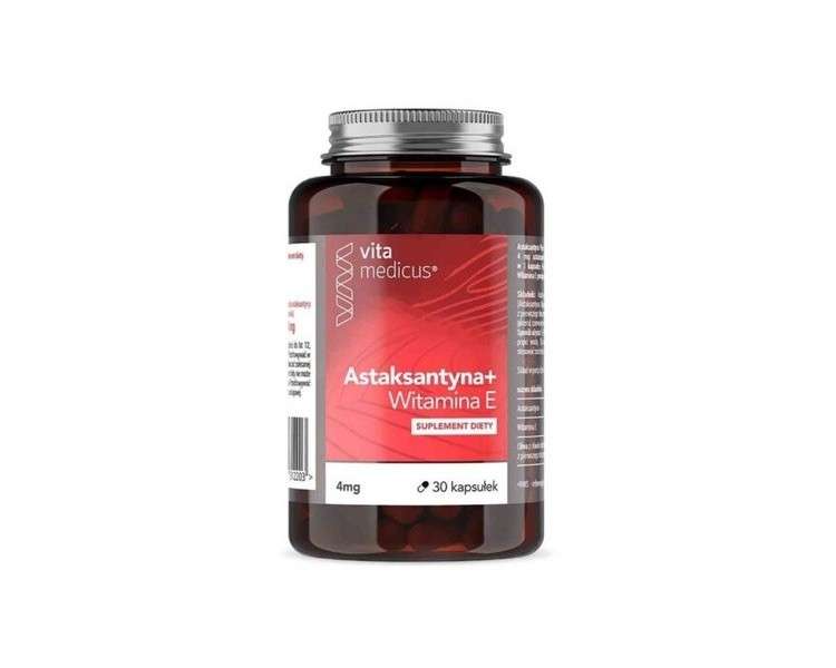 Astaxanthin + Vitamin E VitaMedicus 30 Capsules