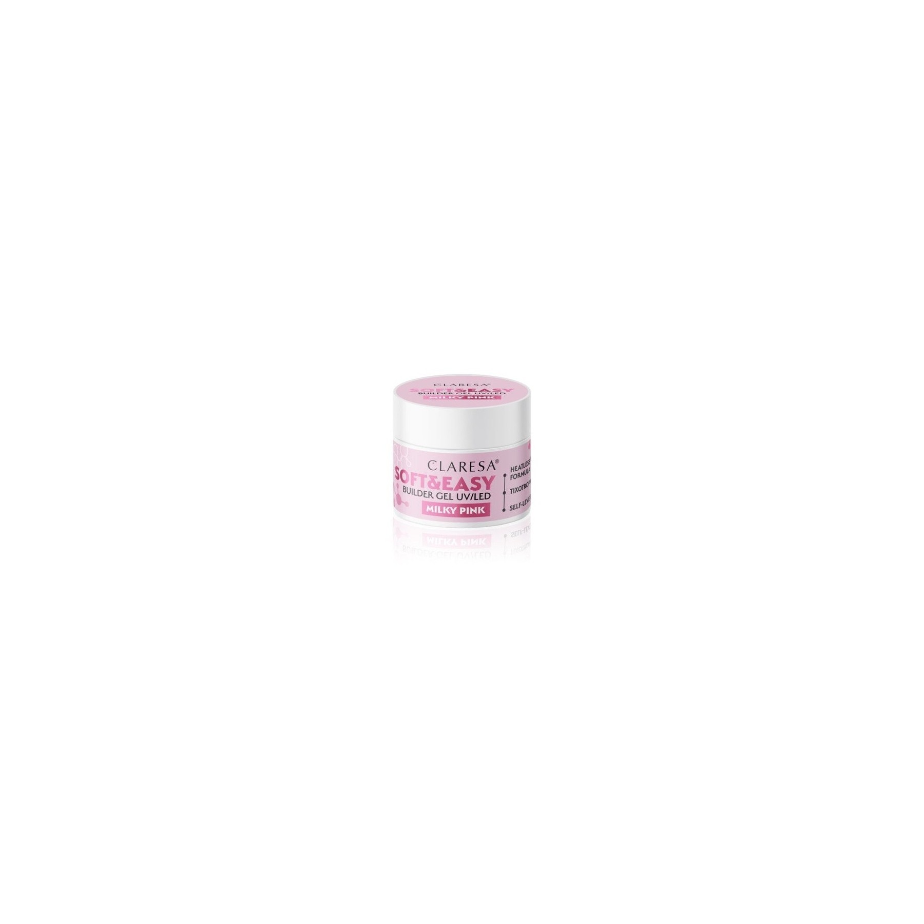 Claresa Builder Gel Soft & Easy Milky Pink 45g