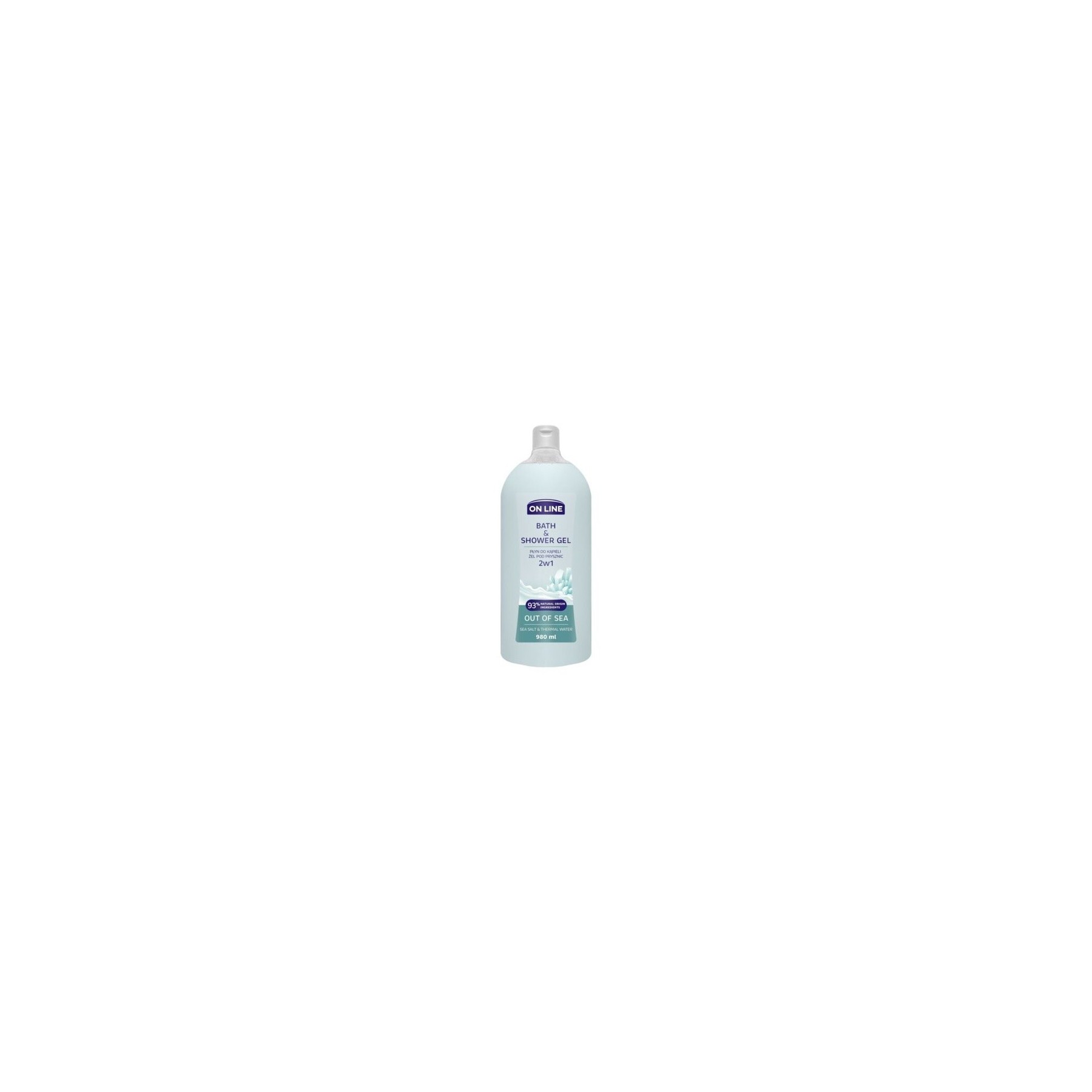 On Line 2-in-1 Sea Liquid and Bath Gel 980ml