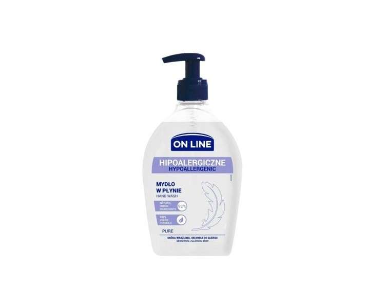 On Line Hypoallergenic Pure Soap Dispenser 500ml