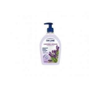 On Line Lavender and Silk Cream Soap in a Dispenser 500ml