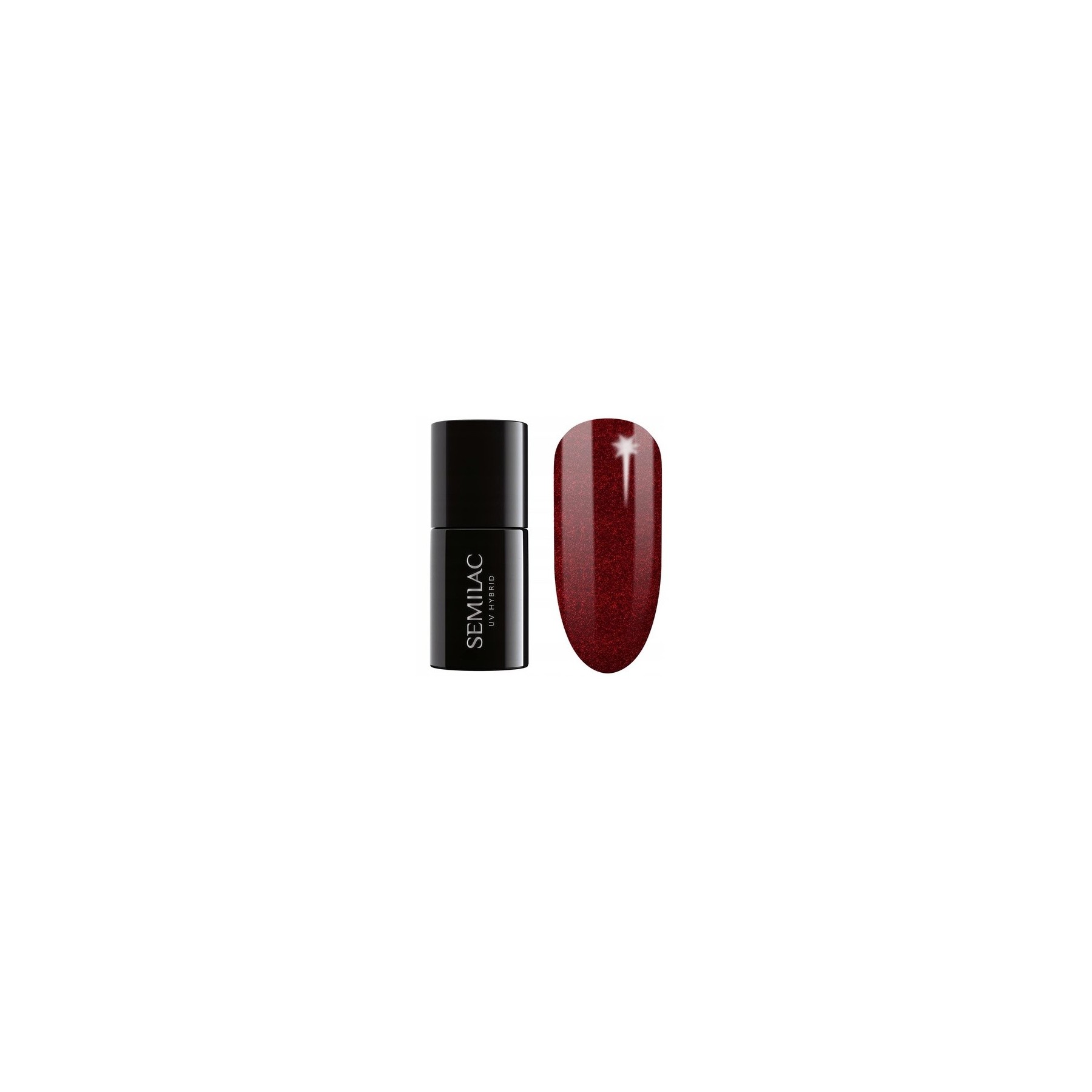 Semilac UV Nail Polish Divine Red 7ml