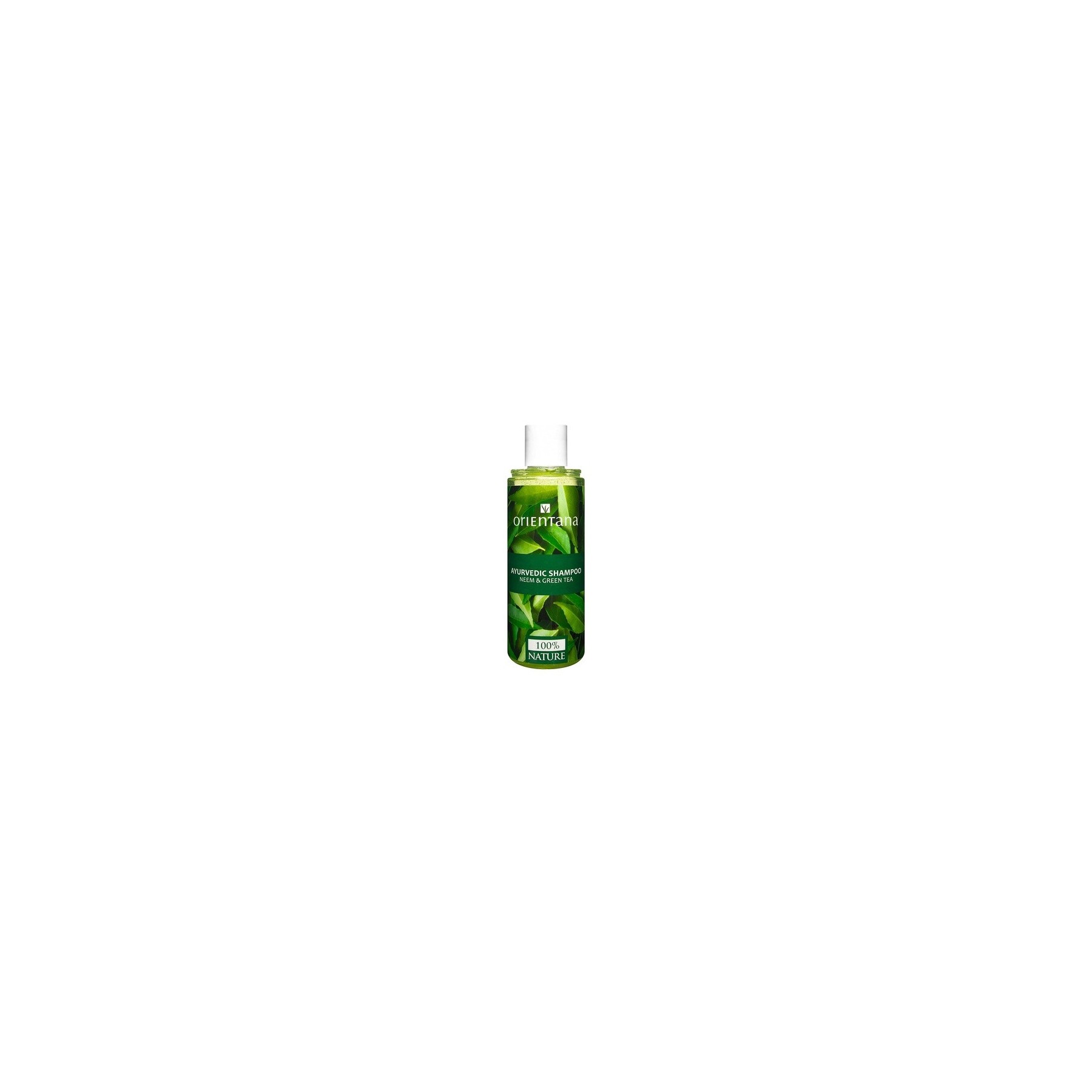 Orientana Neem and Green Tea Hair Shampoo 210ml - Natural Vegan Formula for Hair Loss and Scalp Issues