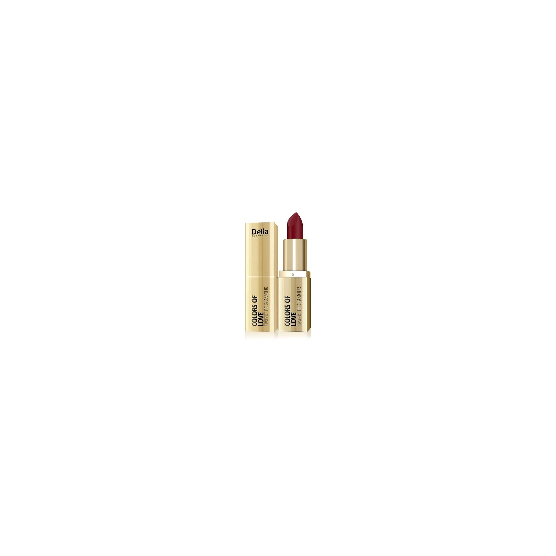 Delia Cosmetics Colors of Love Creamy Lipstick Desire - Moisturizing and Nourishing with Vitamin E, Marula, Chia, and Almond Oil 4g