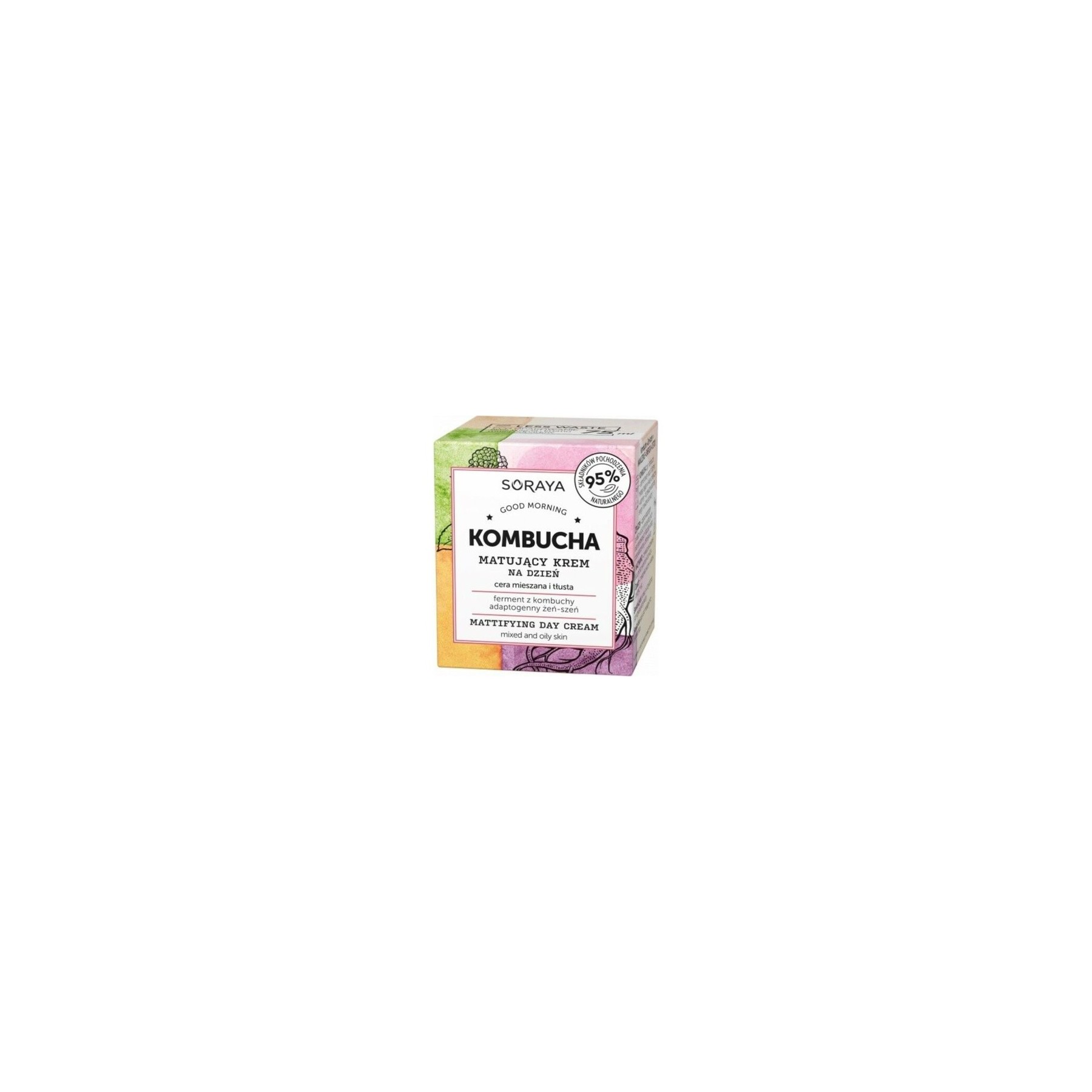 Soraya Kombucha Mattifying Day Cream - Combination And Oily Skin 75ml