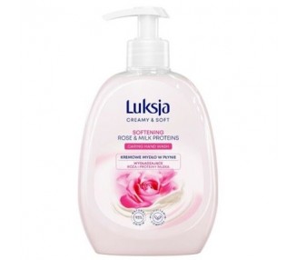 Luxja Creamy and Soft Smoothing Rose and Milk Protein Liquid Soap 500ml