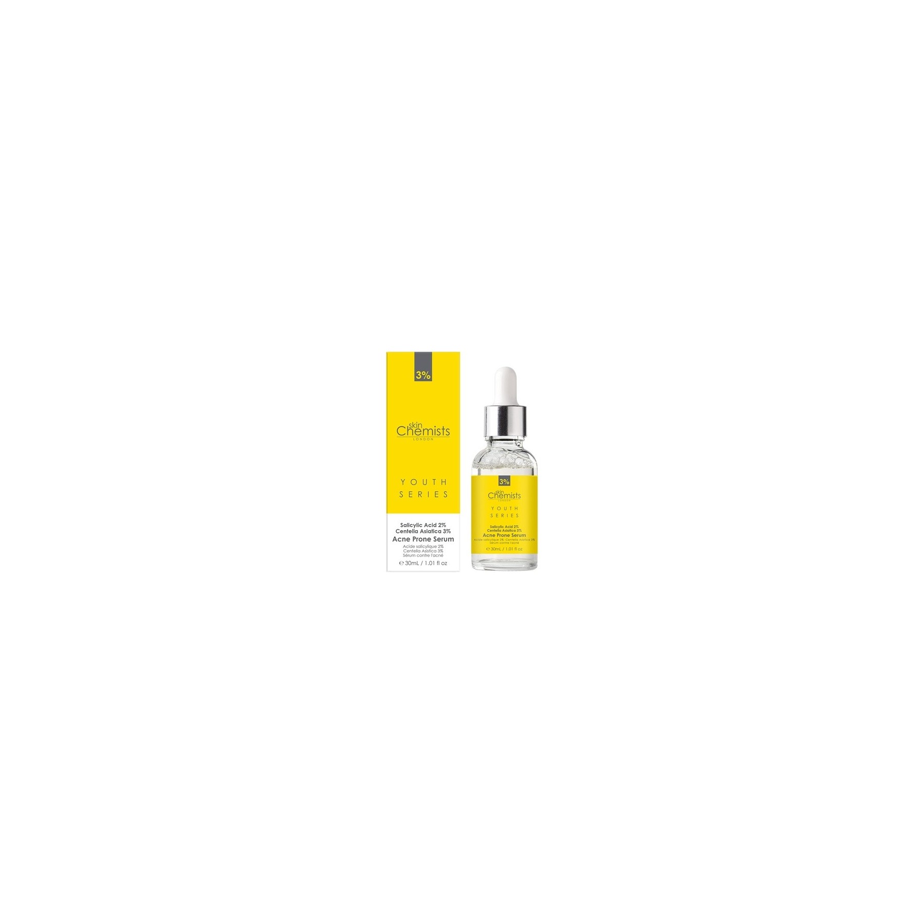 Skin Chemists Acne Prone Salicylic Acid 2% and Centella Asistica 3%
