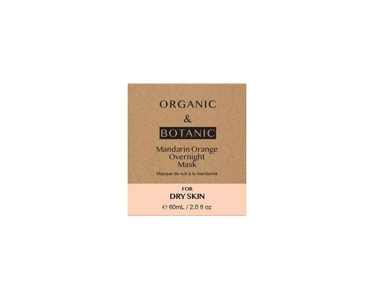 Organic & Botanic Mandarin Orange Overnight Mask 60ml