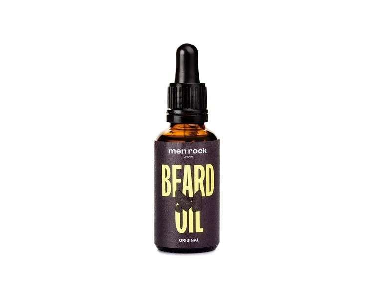 Men Rock Original Beard Oil with All Natural Ingredients 30ml