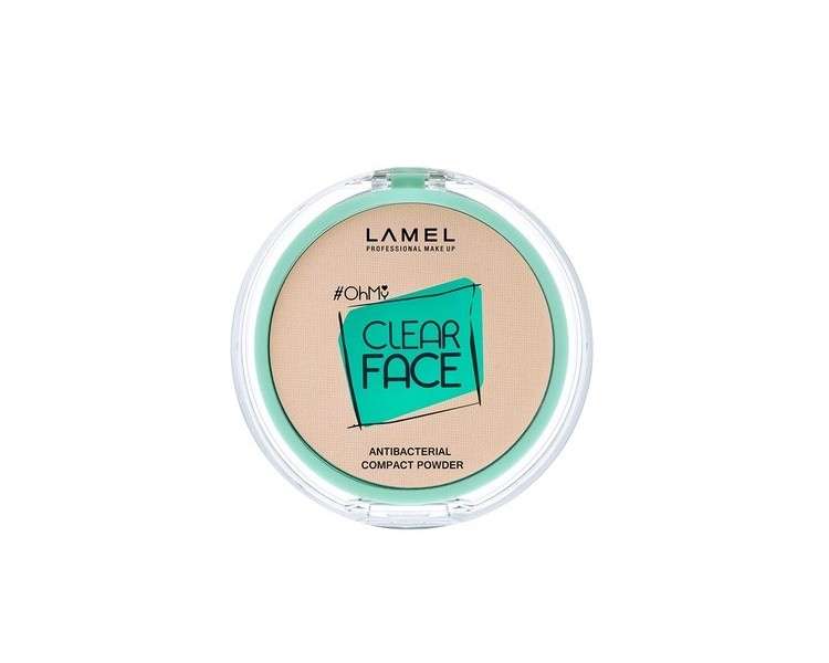 Lamel OhMy Clear Face Powder Antibacterial Powder Light Natural N.401